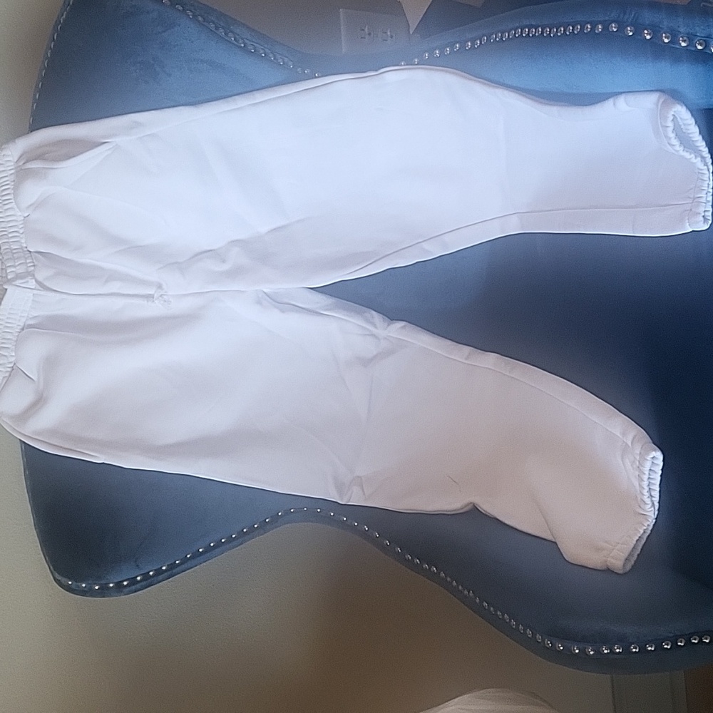 New ASOS white jogging pants